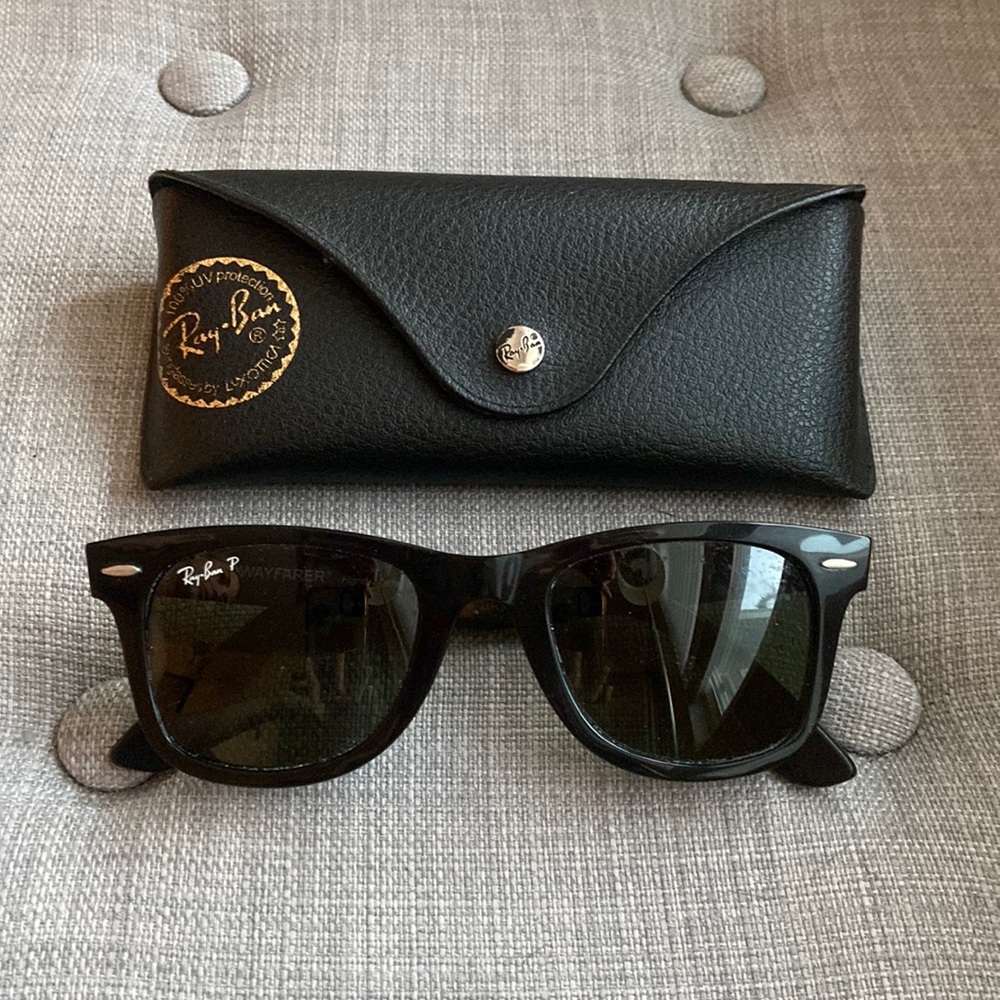 Black Polarized Original Ray-Ban Wayfers
